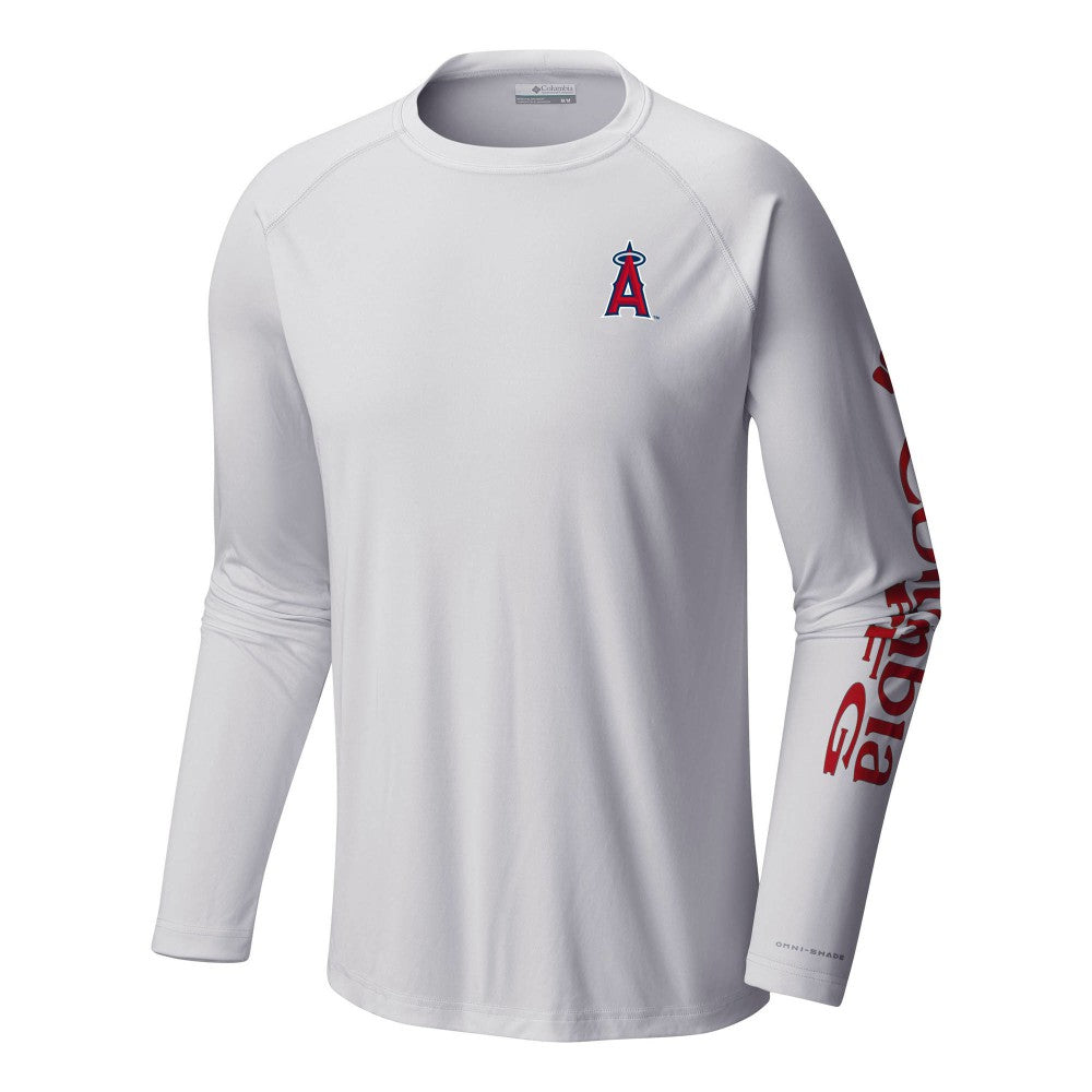 Los Angeles Angels Columbia Terminal Tackle Long Sleeve T-Shirt | MLB On Sale