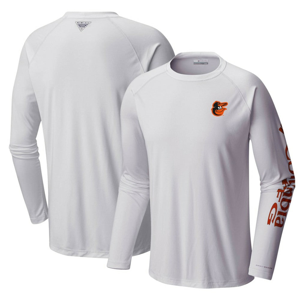 Baltimore Orioles Columbia Terminal Tackle Long Sleeve T-Shirt | MLB On Sale