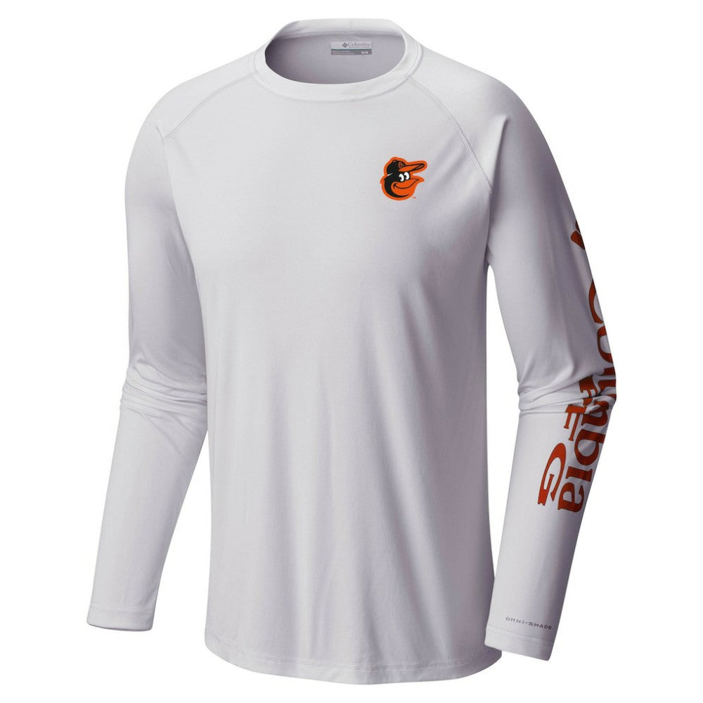 Baltimore Orioles Columbia Terminal Tackle Long Sleeve T-Shirt | MLB On Sale