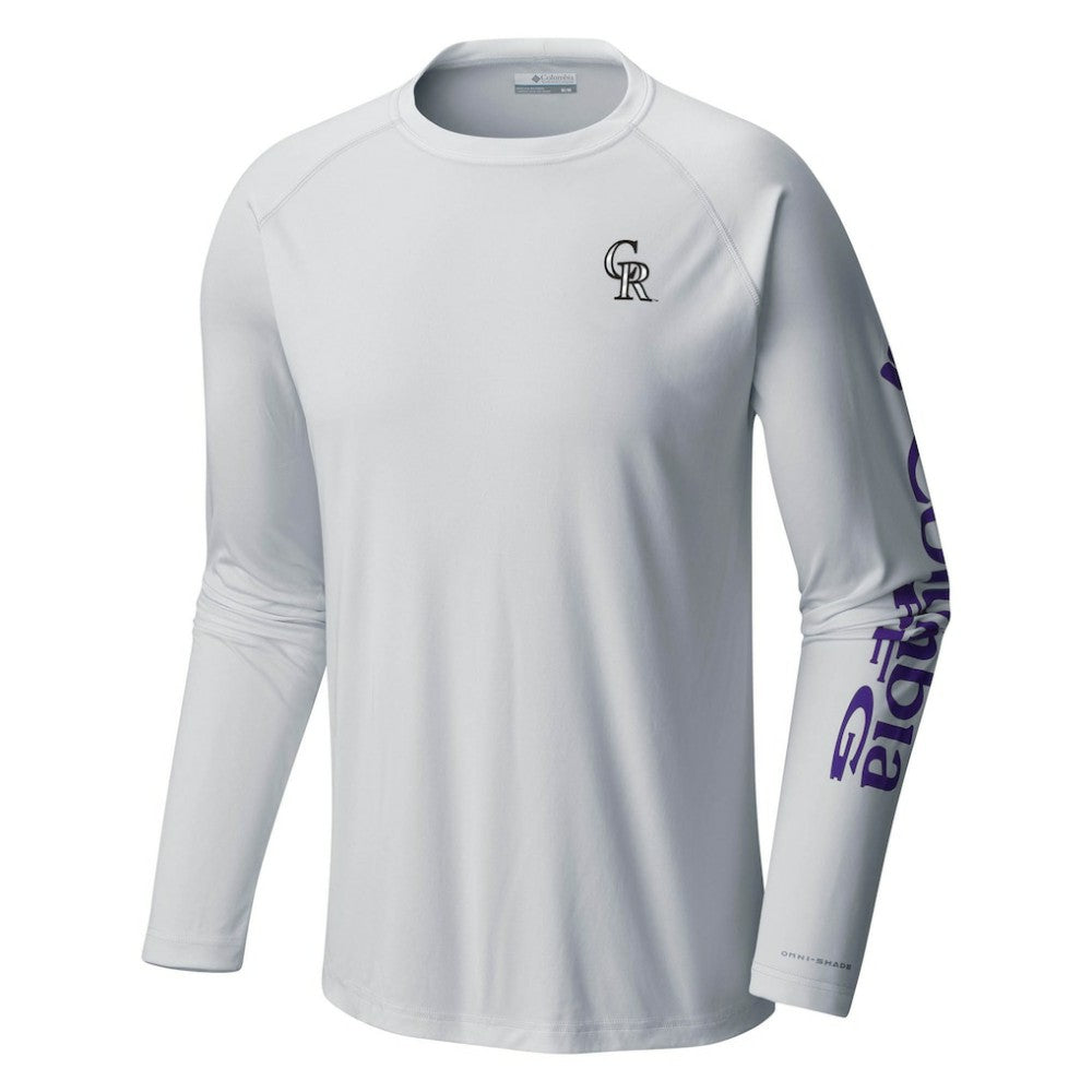 Colorado Rockies Columbia Terminal Tackle Long Sleeve T-Shirt | MLB New