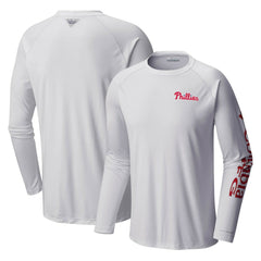 Philadelphia Phillies Columbia Terminal Tackle Long Sleeve T-Shirt | MLB Sale