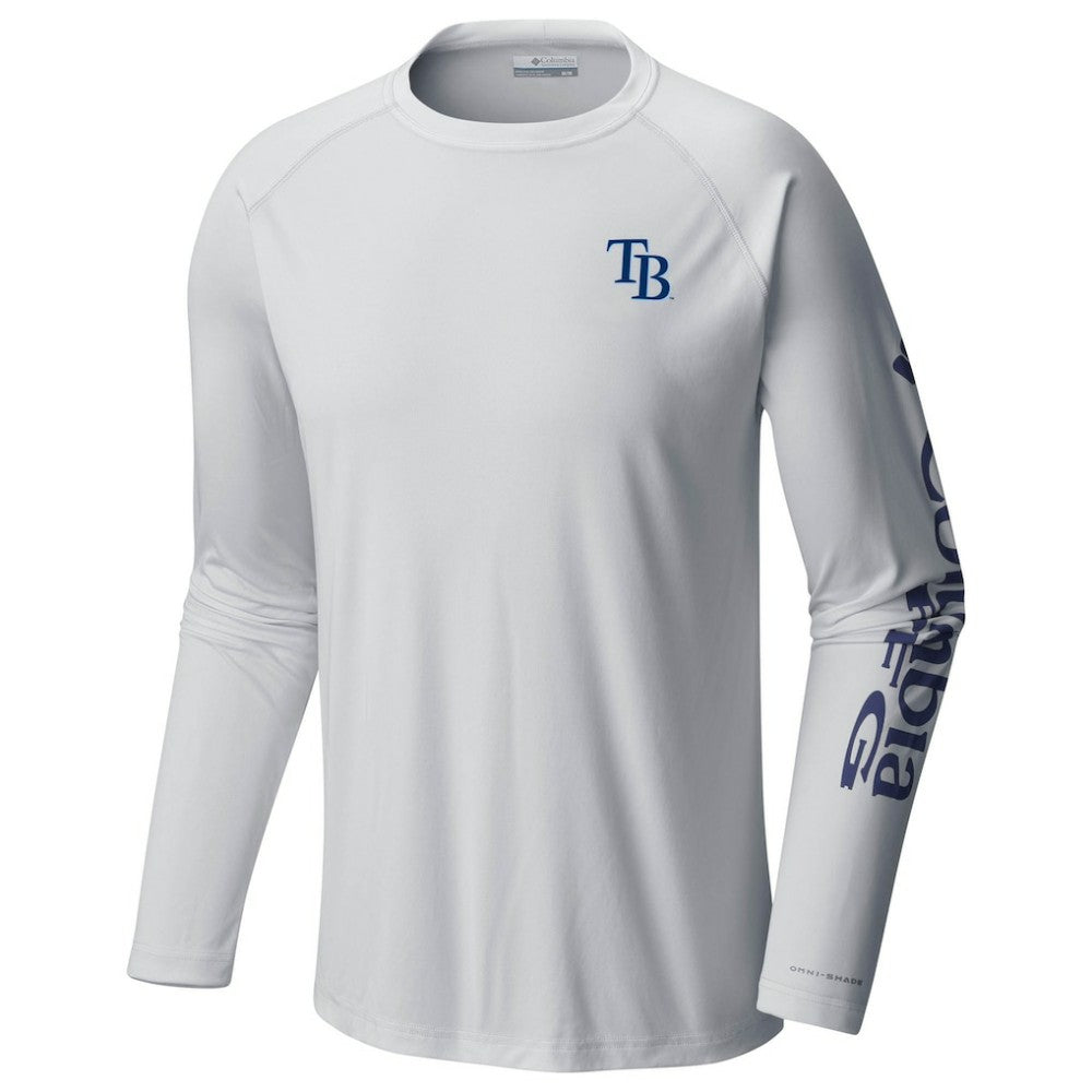 Tampa Bay Rays Columbia Terminal Tackle Long Sleeve T-Shirt | MLB New