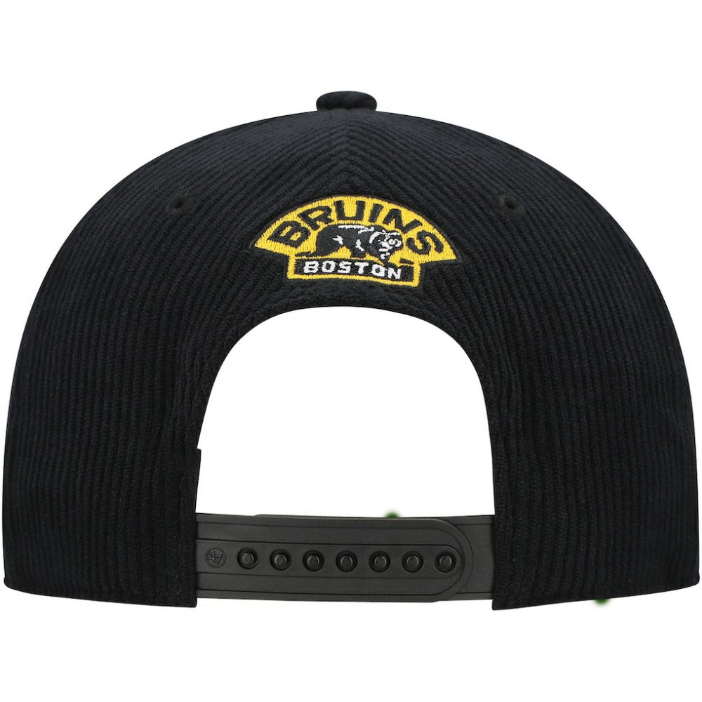 Boston Bruins '47 Crosstown Corduroy Hitch Adjustable Hat On Sale