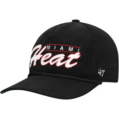 Miami Heat '47 Double Header Sidepatch Cord Hitch Adjustable Hat On Sale