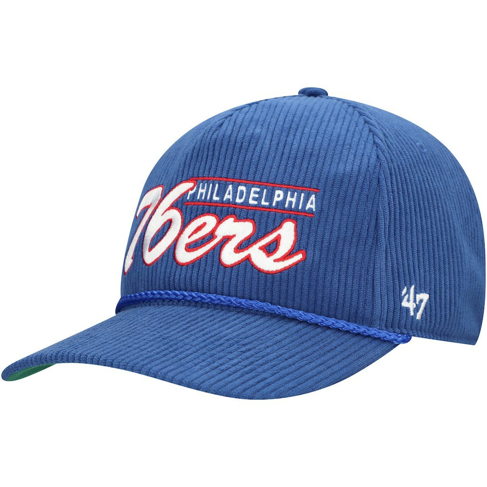 Philadelphia 76ers '47 Double Header Sidepatch Cord Hitch Adjustable Hat On Sale