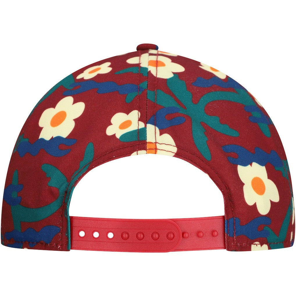 Chicago Bulls Vacation Floral Golfer Snapback Hat New