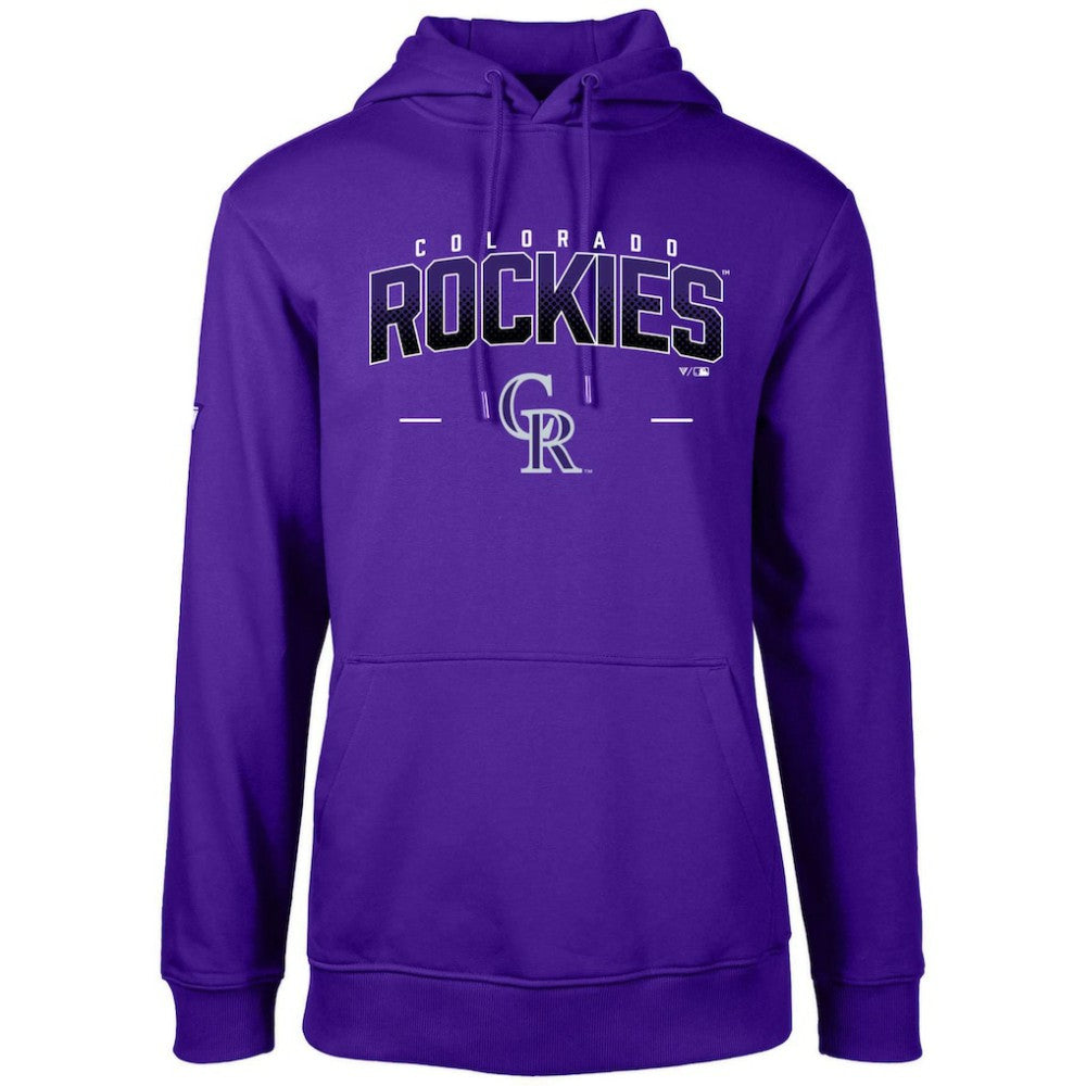 Colorado Rockies Levelwear Podium Doubleheader Pullover Hoodie | MLB Outlet