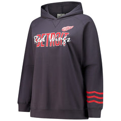Detroit Red Wings Fanatics Women's Plus Size Lightweight Fleece Raglan Pullover Hoodie Online