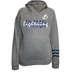 Tampa Bay Lightning Fanatics Women's Plus Size Lightweight Fleece Raglan Pullover Hoodie Sale