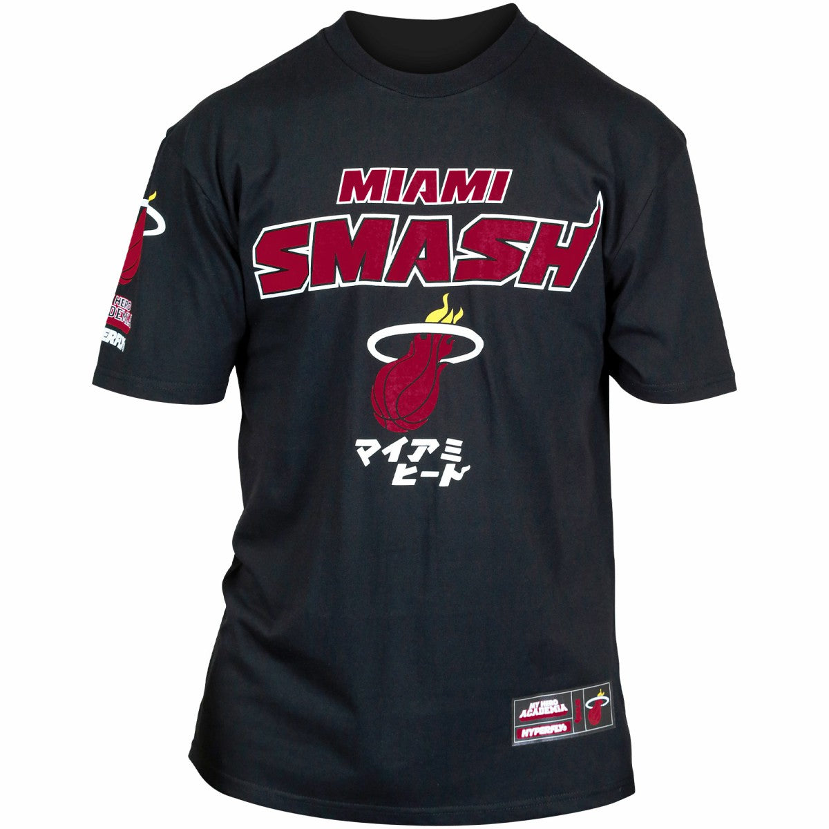 Miami Heat Hyperfly Unisex NBA x My Hero Academia All Might Smash T-Shirt On Sale