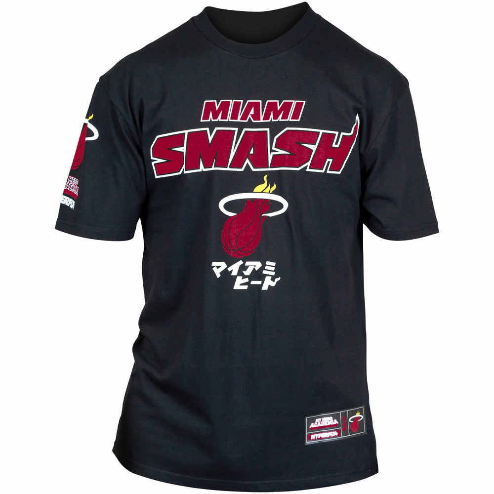 Miami Heat Hyperfly Unisex NBA x My Hero Academia All Might Smash T-Shirt On Sale