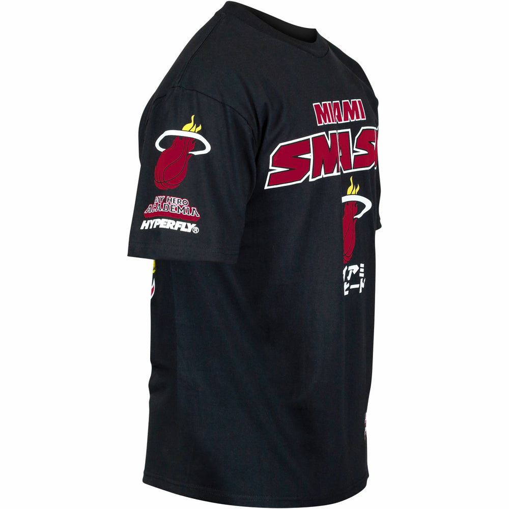Miami Heat Hyperfly Unisex NBA x My Hero Academia All Might Smash T-Shirt On Sale
