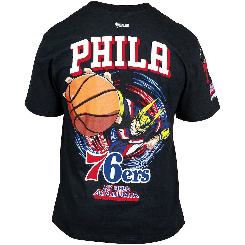 Philadelphia 76ers Hyperfly Unisex NBA x My Hero Academia All Might Smash T-Shirt Discount