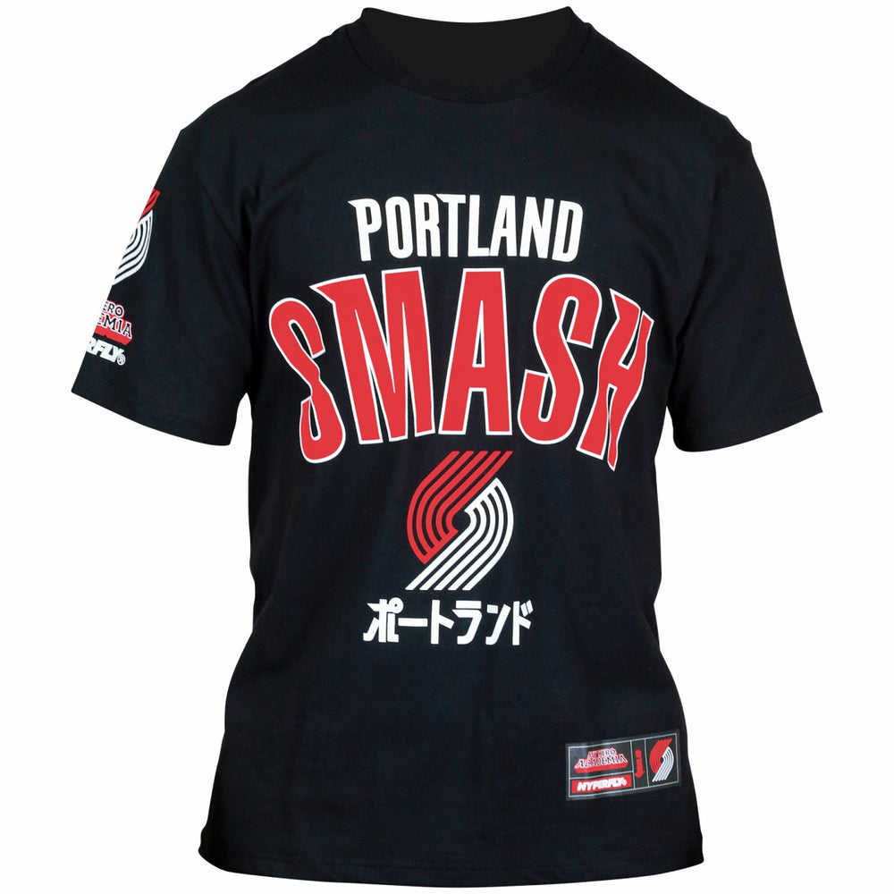 Portland Trail Blazers Hyperfly Unisex NBA x My Hero Academia All Might Smash T-Shirt Online