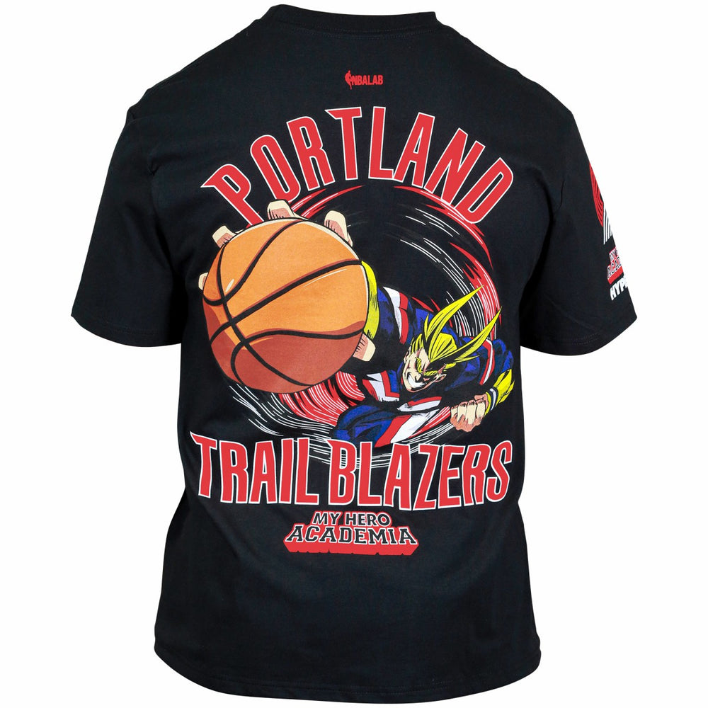 Portland Trail Blazers Hyperfly Unisex NBA x My Hero Academia All Might Smash T-Shirt Online