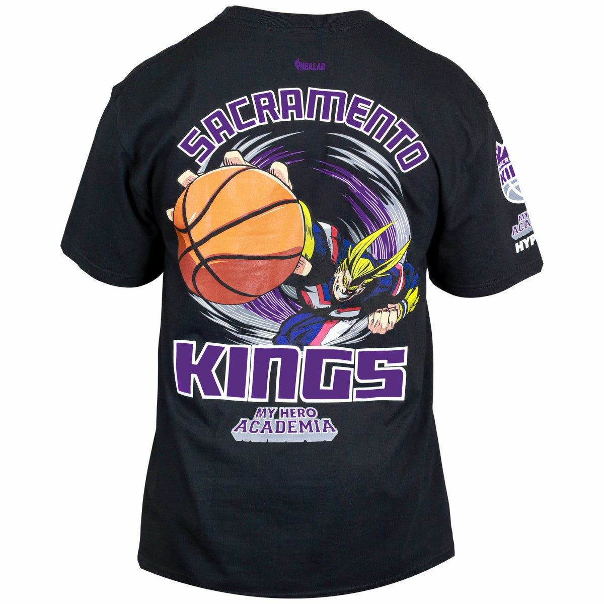 Sacramento Kings Hyperfly Unisex NBA x My Hero Academia All Might Smash T-Shirt On Sale