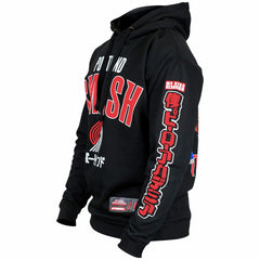 Portland Trail Blazers Hyperfly Unisex NBA x My Hero Academia All Might Smash Pullover Hoodie On Sale