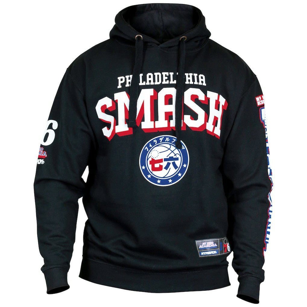 Philadelphia 76ers Hyperfly Unisex NBA x My Hero Academia All Might Smash Pullover Hoodie Outlet