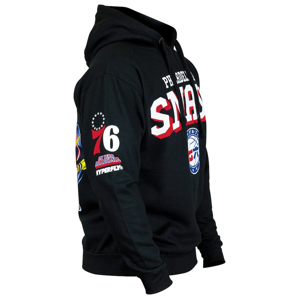 Philadelphia 76ers Hyperfly Unisex NBA x My Hero Academia All Might Smash Pullover Hoodie Outlet