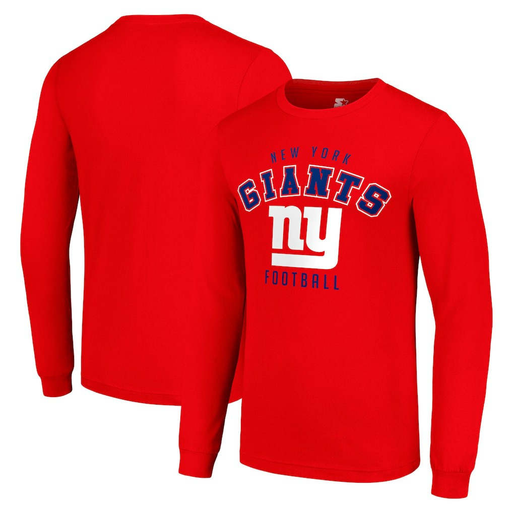 New York Giants  Starter Long Sleeve T-Shirt