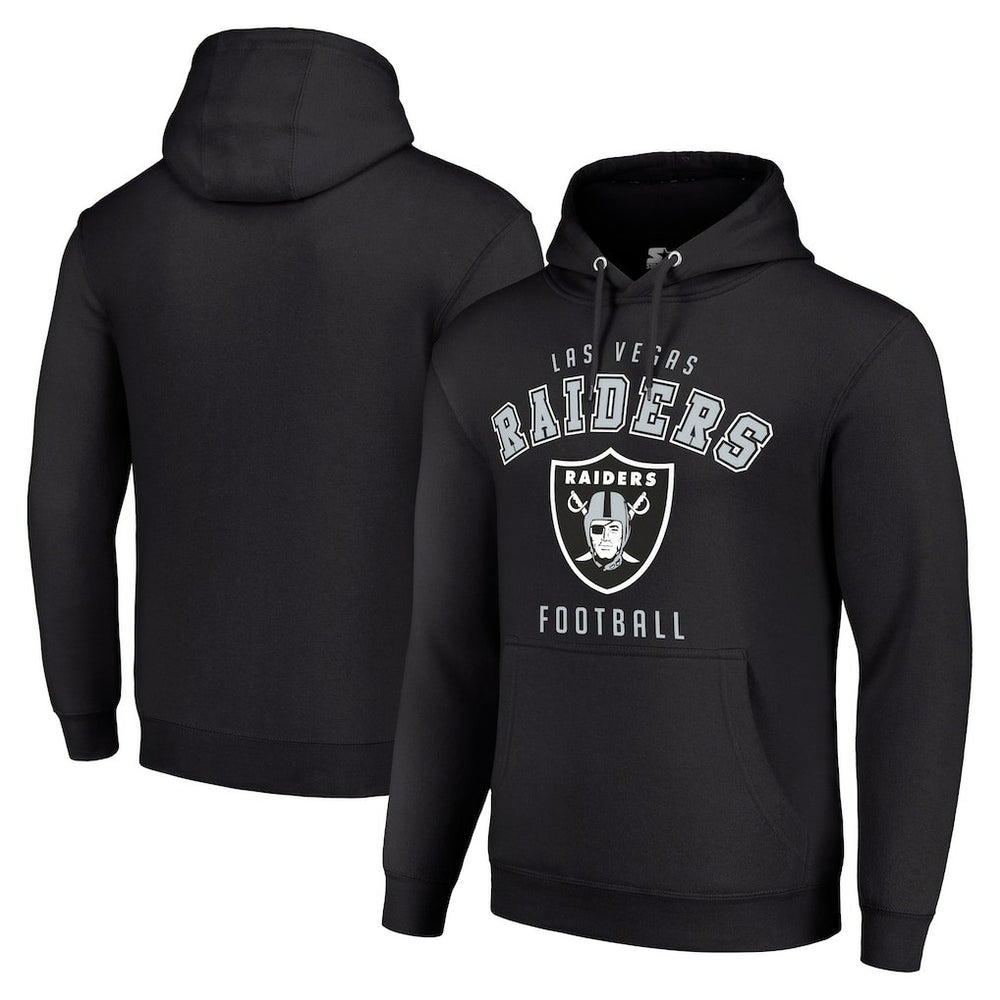 Las Vegas Raiders  Starter Unisex Logo Pullover Hoodie