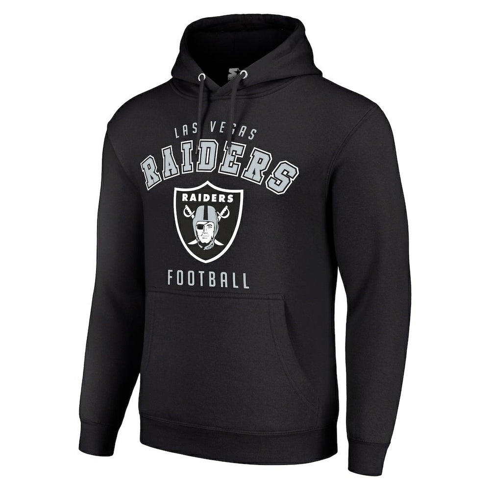 Las Vegas Raiders  Starter Unisex Logo Pullover Hoodie