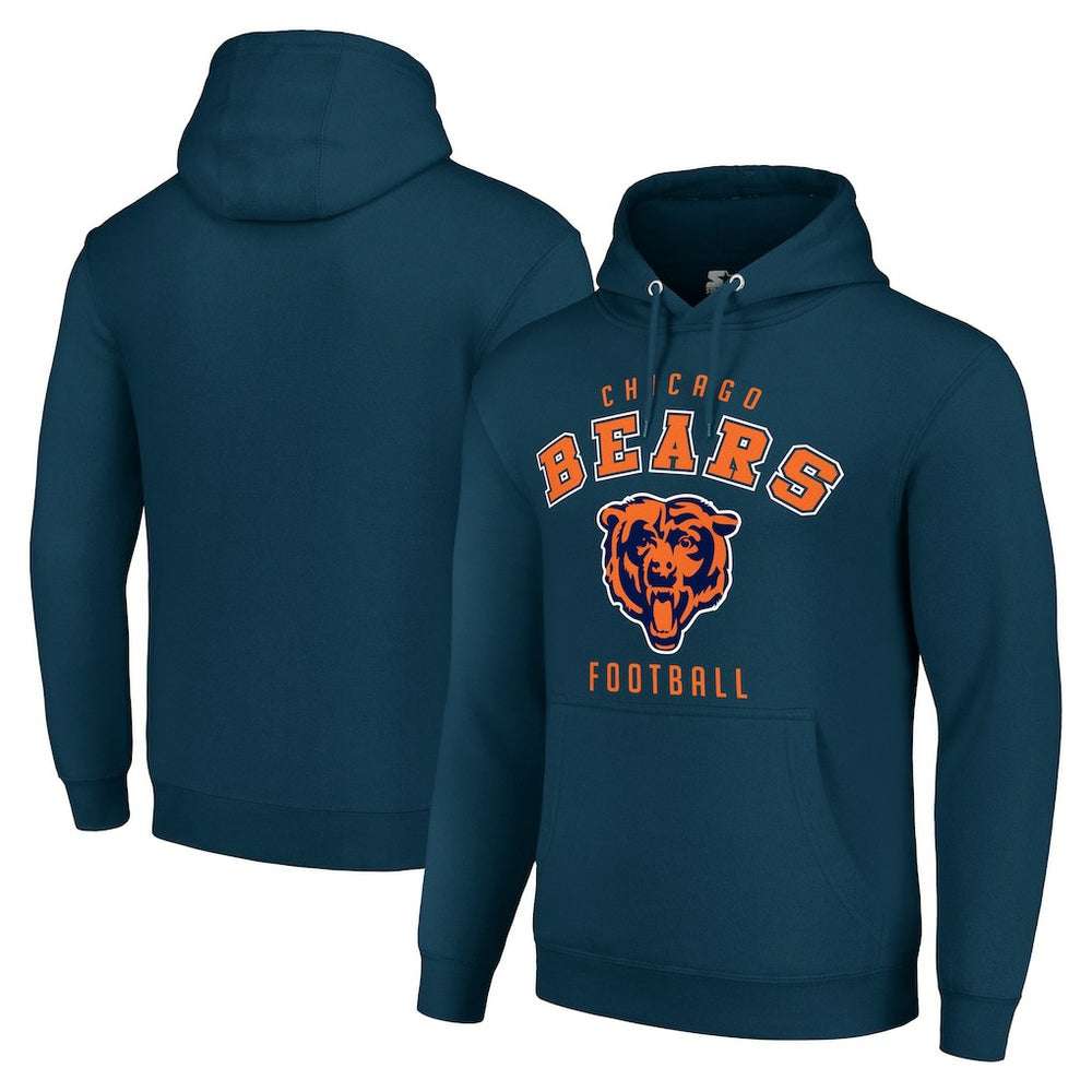 Chicago Bears  Starter Unisex Logo Pullover Hoodie