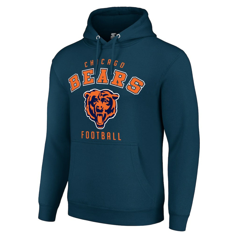 Chicago Bears  Starter Unisex Logo Pullover Hoodie