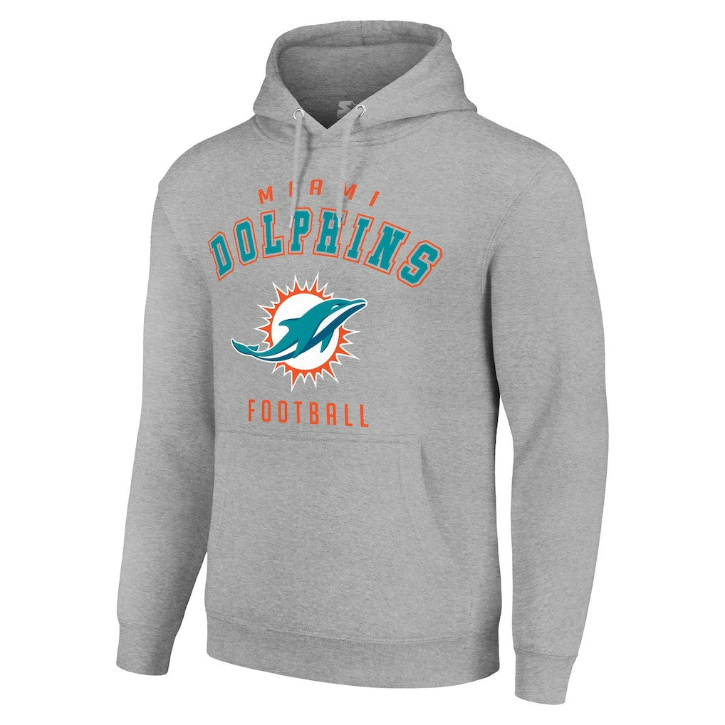 Miami Dolphins  Starter Unisex Logo Pullover Hoodie