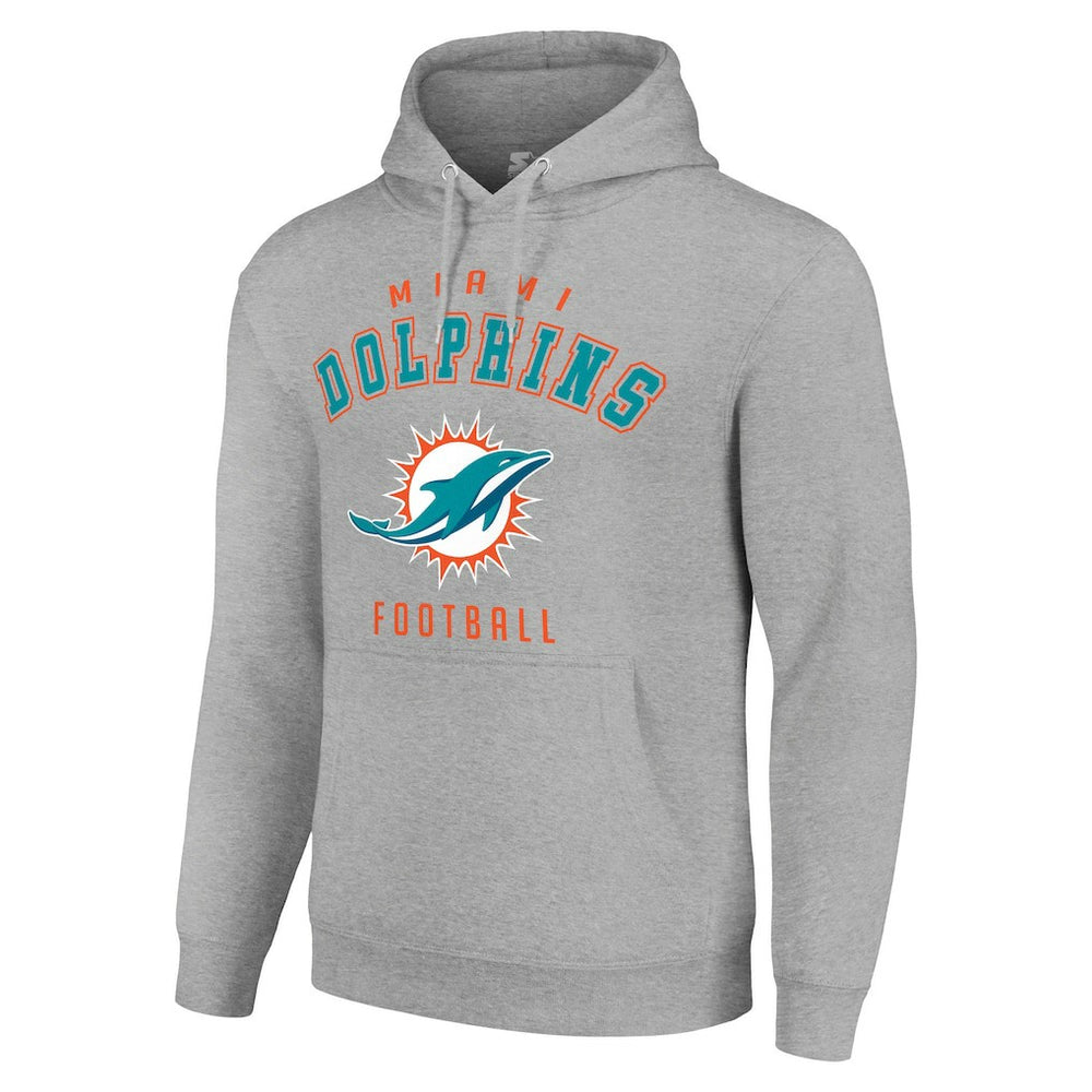 Miami Dolphins  Starter Unisex Logo Pullover Hoodie