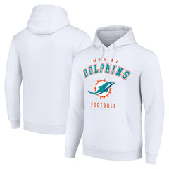 Miami Dolphins  Starter Unisex Logo Pullover Hoodie