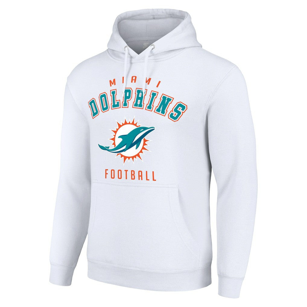 Miami Dolphins  Starter Unisex Logo Pullover Hoodie