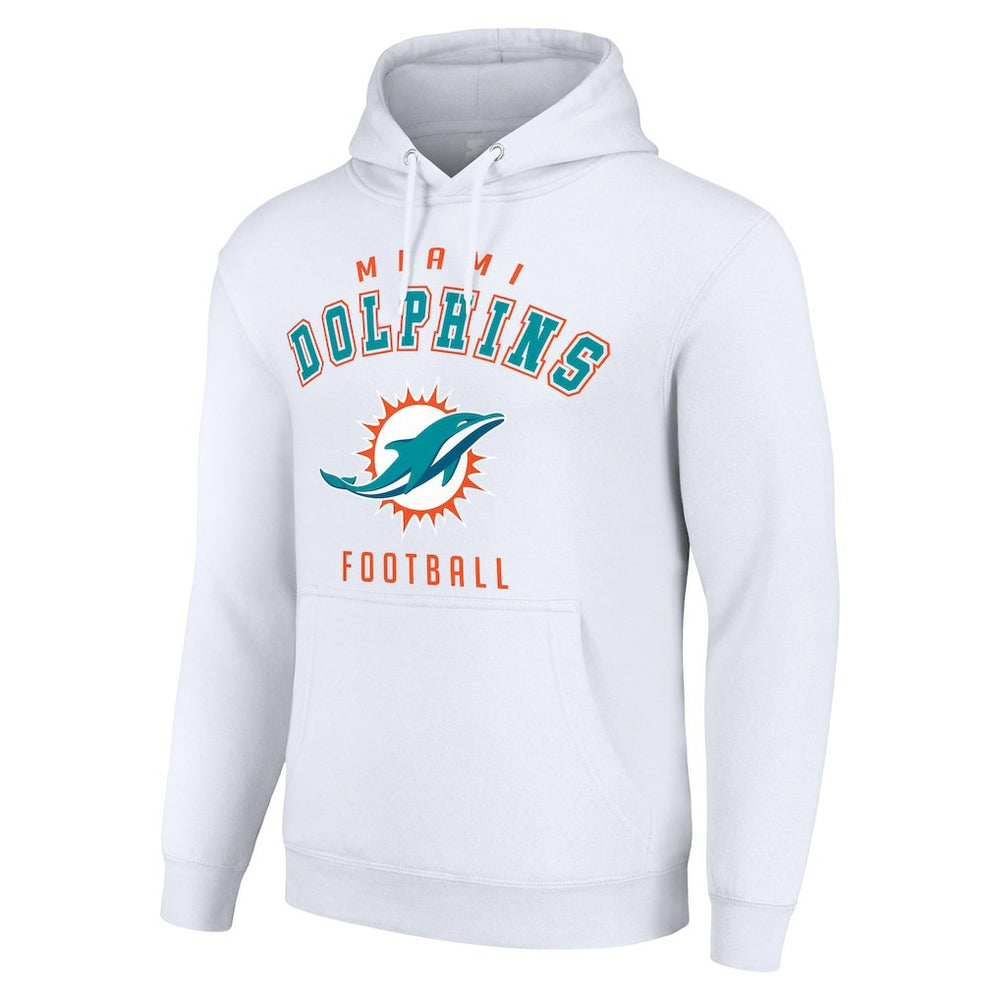 Miami Dolphins  Starter Unisex Logo Pullover Hoodie
