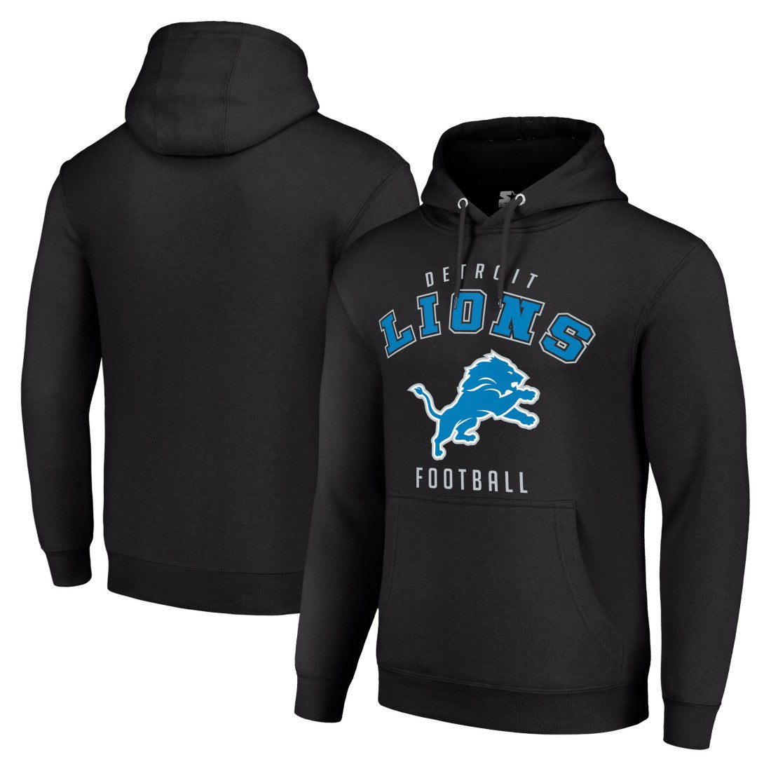 Detroit Lions  Starter Unisex Logo Pullover Hoodie