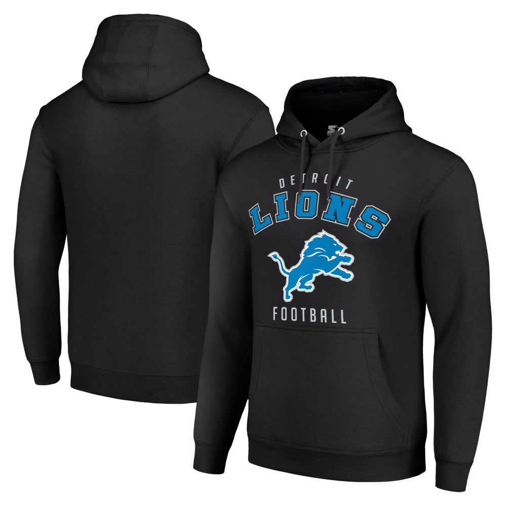 Detroit Lions  Starter Unisex Logo Pullover Hoodie