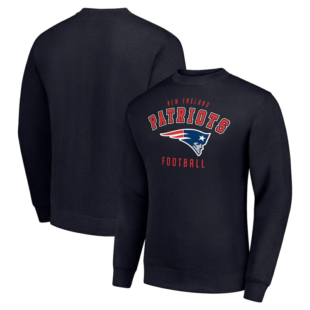 New England Patriots  Starter Team Logo Pullover Sweatshirt