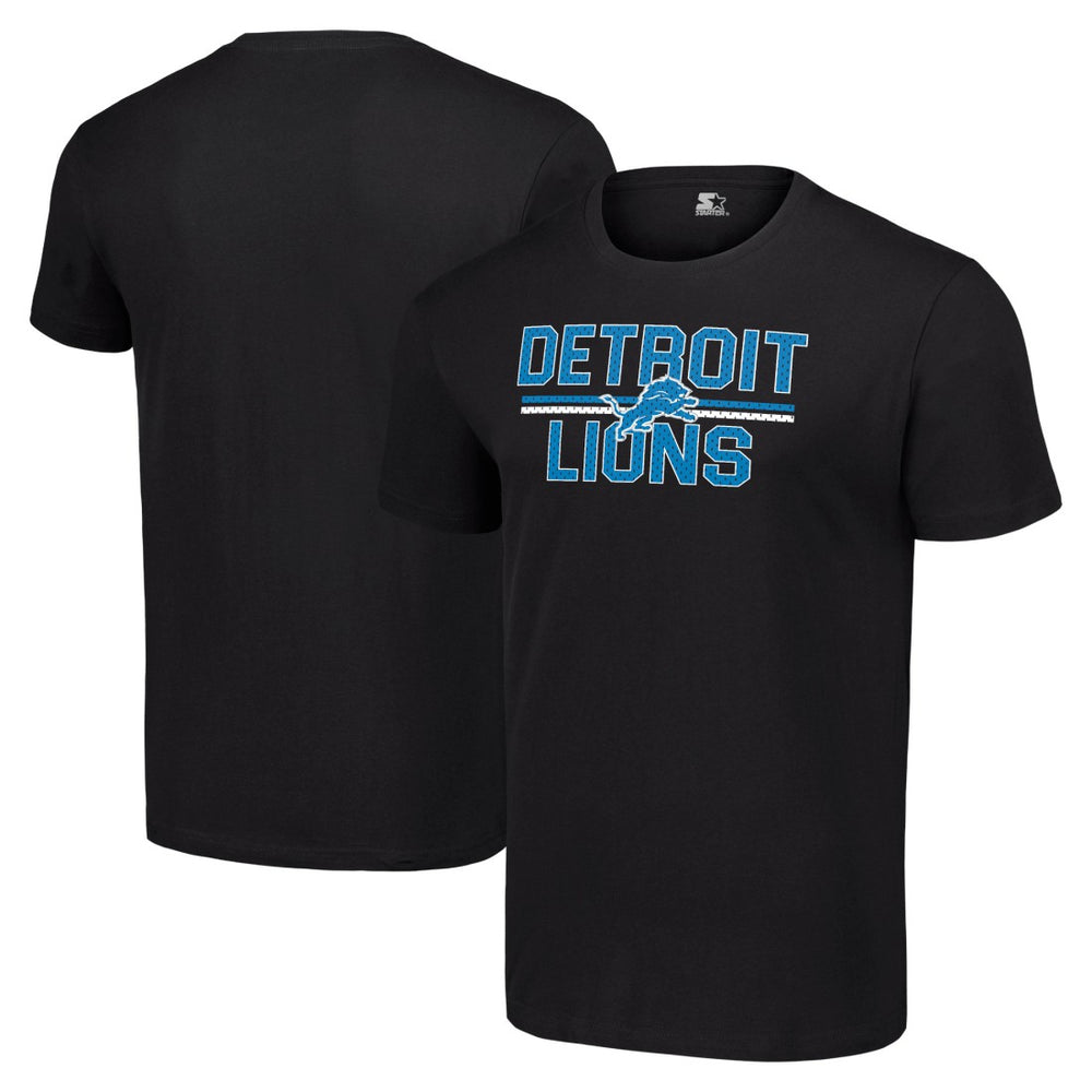Detroit Lions  Starter Team Mesh Print Graphic T-Shirt