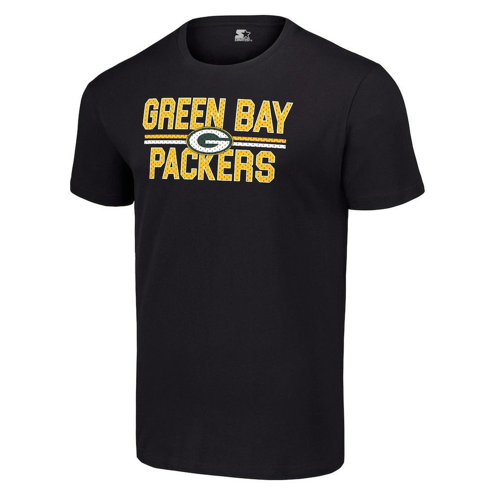 Green Bay Packers  Starter Team Mesh Print Graphic T-Shirt