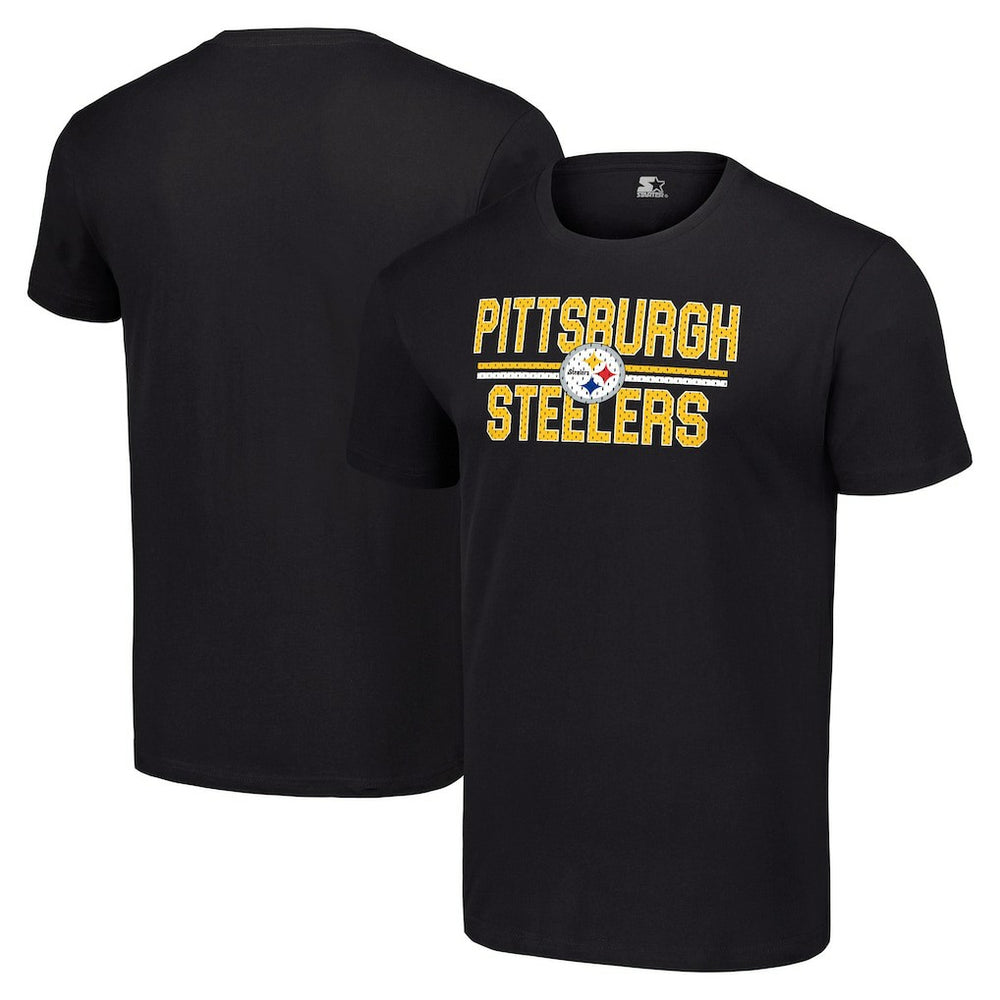 Pittsburgh Steelers  Starter Team Mesh Print Graphic T-Shirt