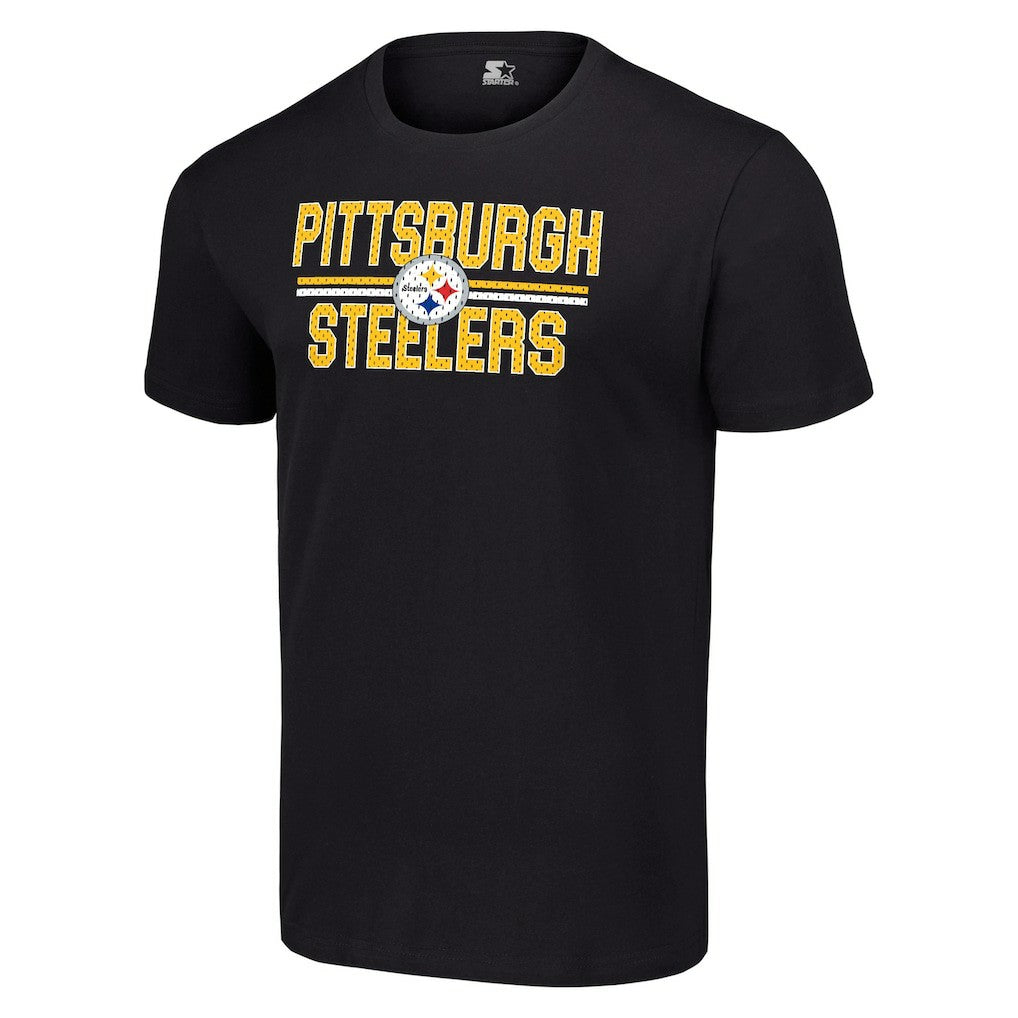 Pittsburgh Steelers  Starter Team Mesh Print Graphic T-Shirt