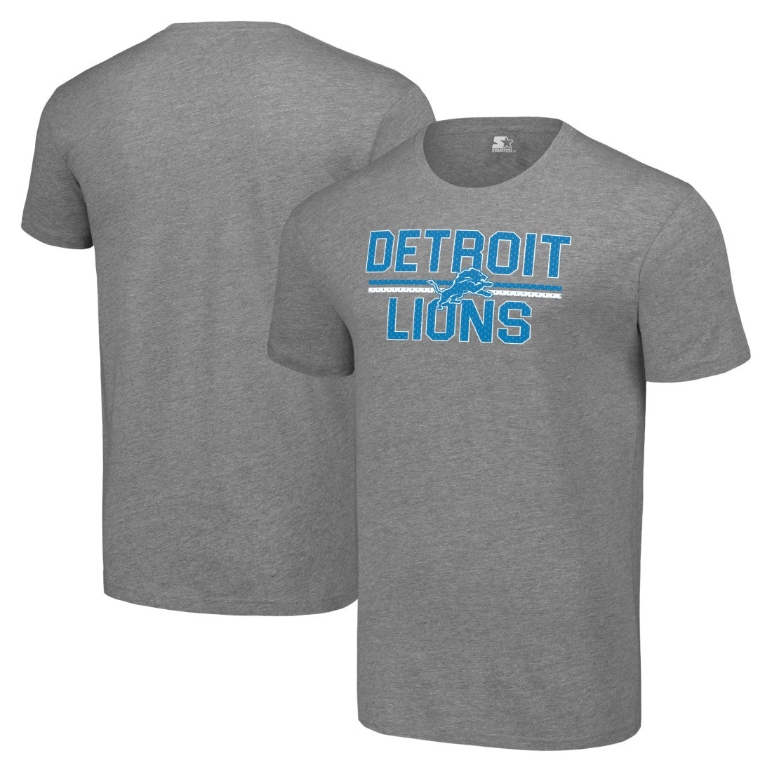 Detroit Lions  Starter Team Mesh Print Graphic T-Shirt