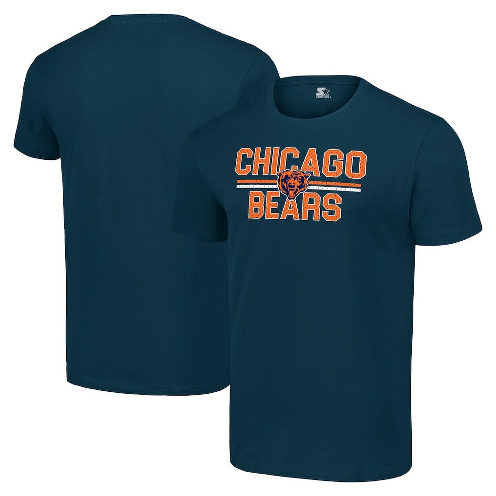 Chicago Bears  Starter Team Mesh Print Graphic T-Shirt