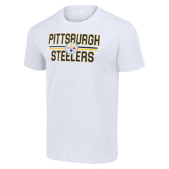 Pittsburgh Steelers  Starter Team Mesh Print Graphic T-Shirt