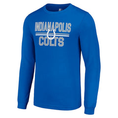 Indianapolis Colts  Starter Team Mesh Print Graphic Long Sleeve T-Shirt
