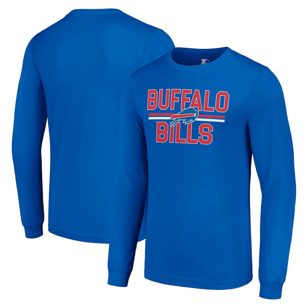 Buffalo Bills  Starter Team Mesh Print Graphic Long Sleeve T-Shirt
