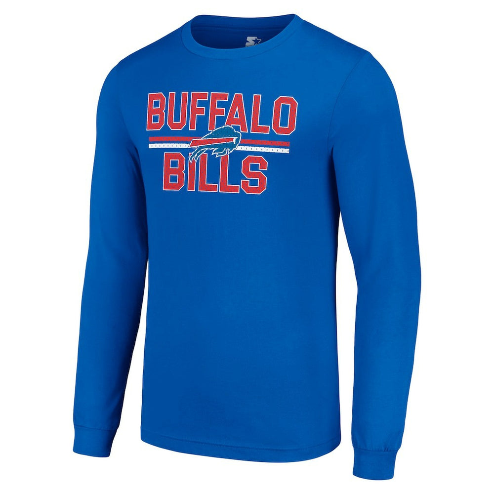 Buffalo Bills  Starter Team Mesh Print Graphic Long Sleeve T-Shirt