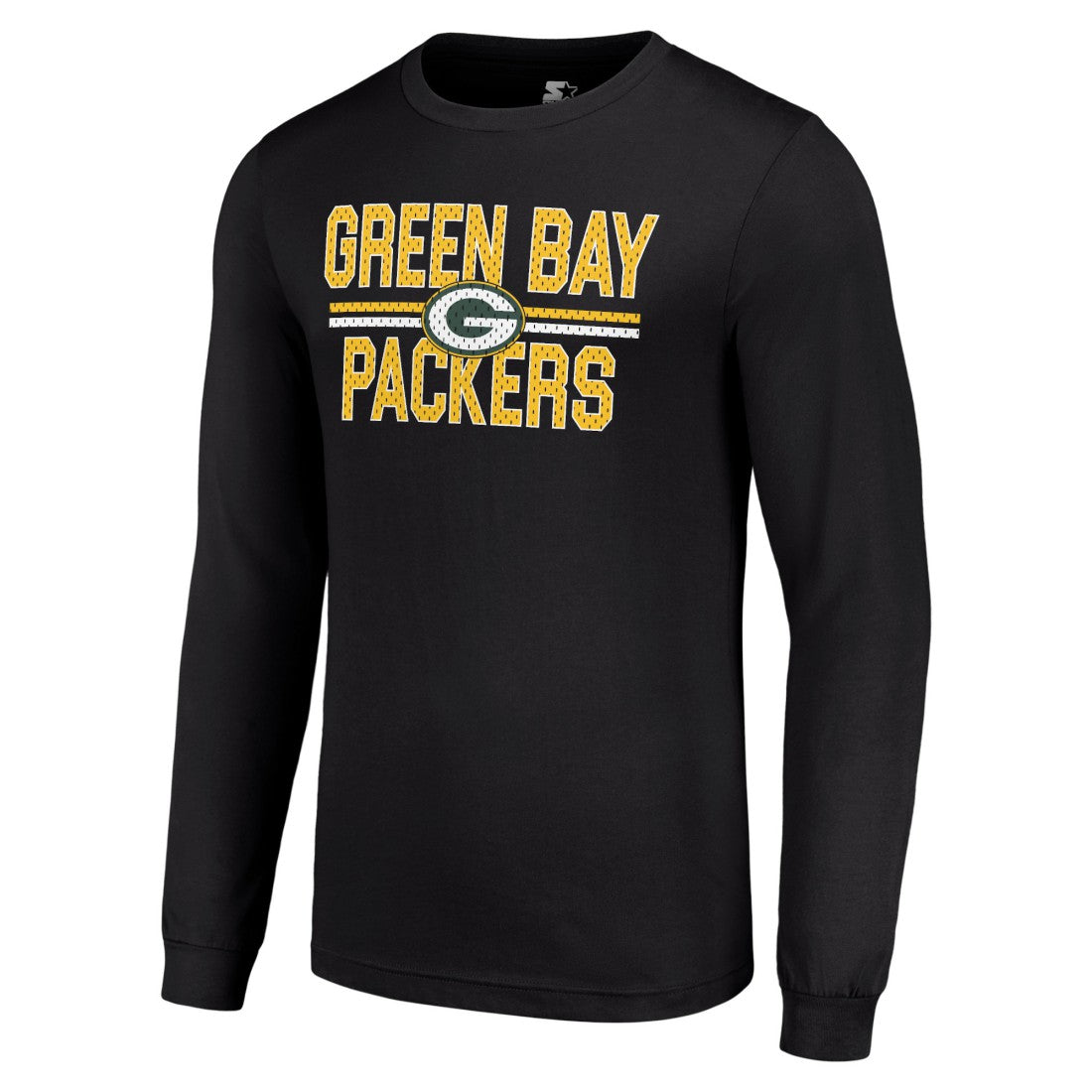Green Bay Packers  Starter Team Mesh Print Graphic Long Sleeve T-Shirt