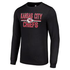 Kansas City Chiefs  Starter Team Mesh Print Graphic Long Sleeve T-Shirt