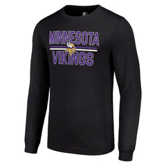 Minnesota Vikings  Starter Team Mesh Print Graphic Long Sleeve T-Shirt