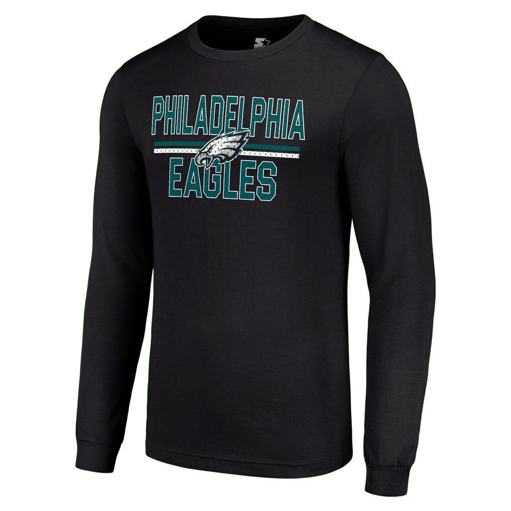 Philadelphia Eagles  Starter Team Mesh Print Graphic Long Sleeve T-Shirt
